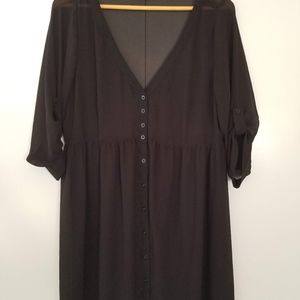 Torrid Black Shirt Dress